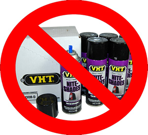 VHT Nightshade is NOT the answer, use transparent vinyl