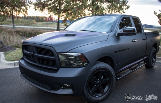 ram 1500 matte deep wraps paint vehicle wm side exoticvehiclewraps window prev portfolio exotic