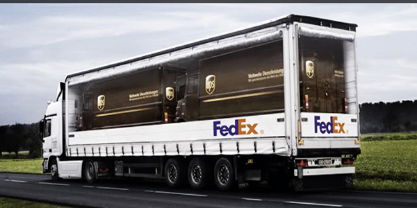FedEx Carrying UPS Truck Top10 Vehicle Wraps