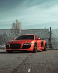 Audi R8 KPMF Gloss Iced Red Titanium