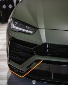 Lamborghini Urus 3M Matte Military Green Orange Accents