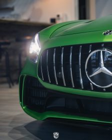 Mercedes AMG GTR Magno Hell Green SunTek Ultra Matte