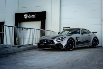 Mercedes AMG GTR Pro Avery Satin Silver